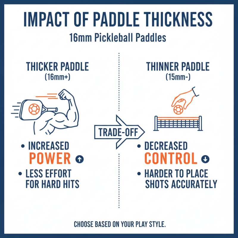 What is a 16mm Pickleball Paddle and How Does it Impact Your Game?