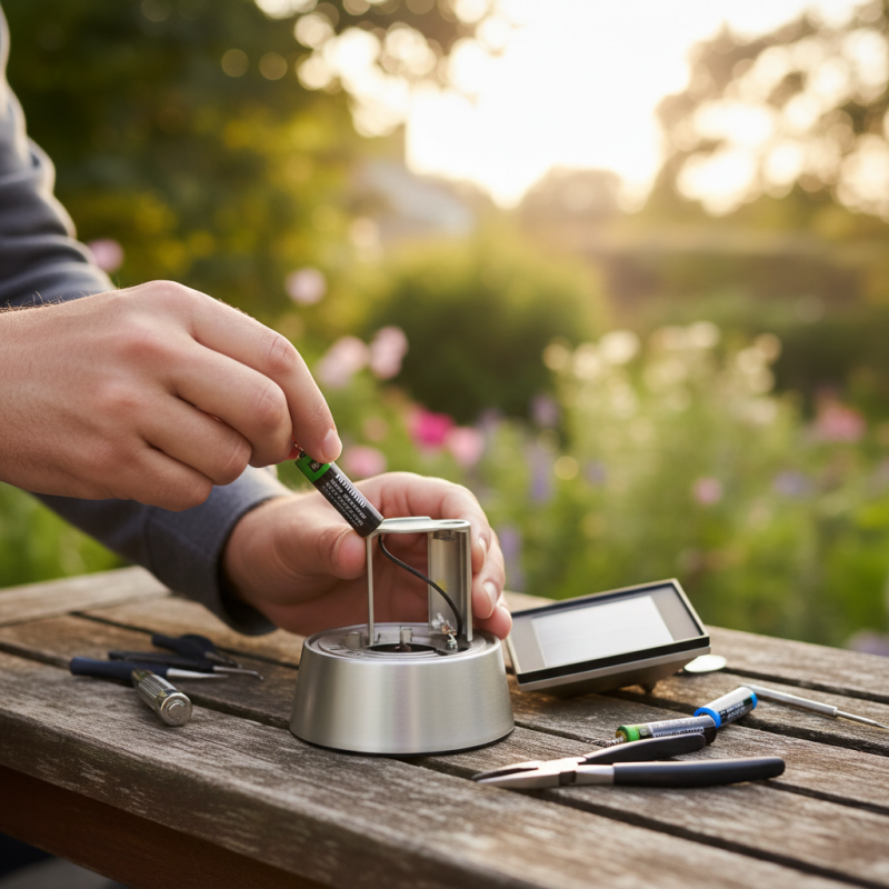 How to Replace the Battery in a Solar Garden Light Easily?