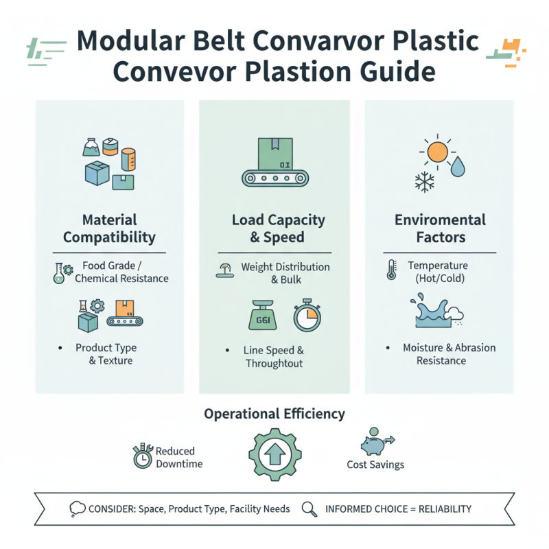 How to Choose the Best Modular Belt Conveyor Plastic Option?