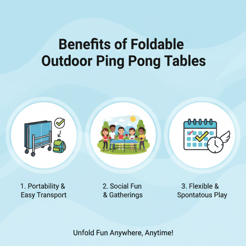 China Top Foldable Outdoor Ping Pong Tables for Ultimate Fun?