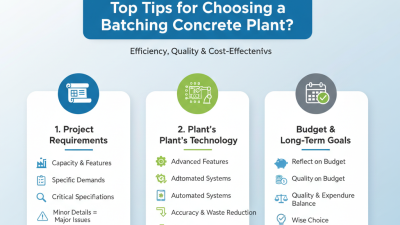 Top Tips for Choosing a Batching Concrete Plant?