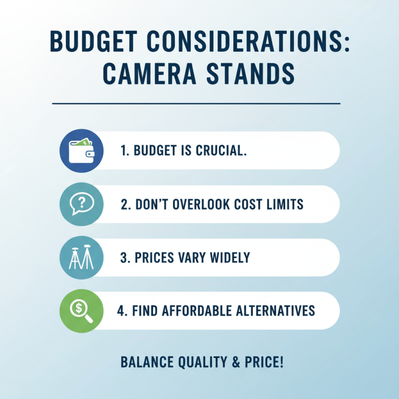 How to Choose the Best Camera Stand for Your Photography Needs?