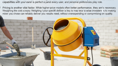 How to Choose the Best Electric Concrete Mixer for Your Needs?