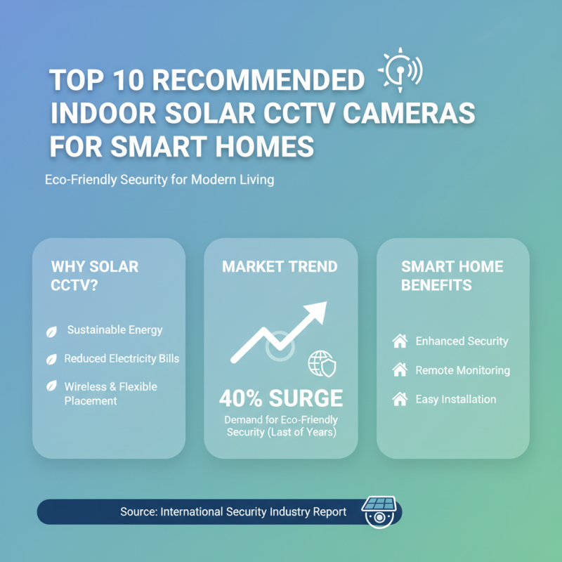 Top 10 Indoor Solar CCTV Cameras for Smart Home Security?