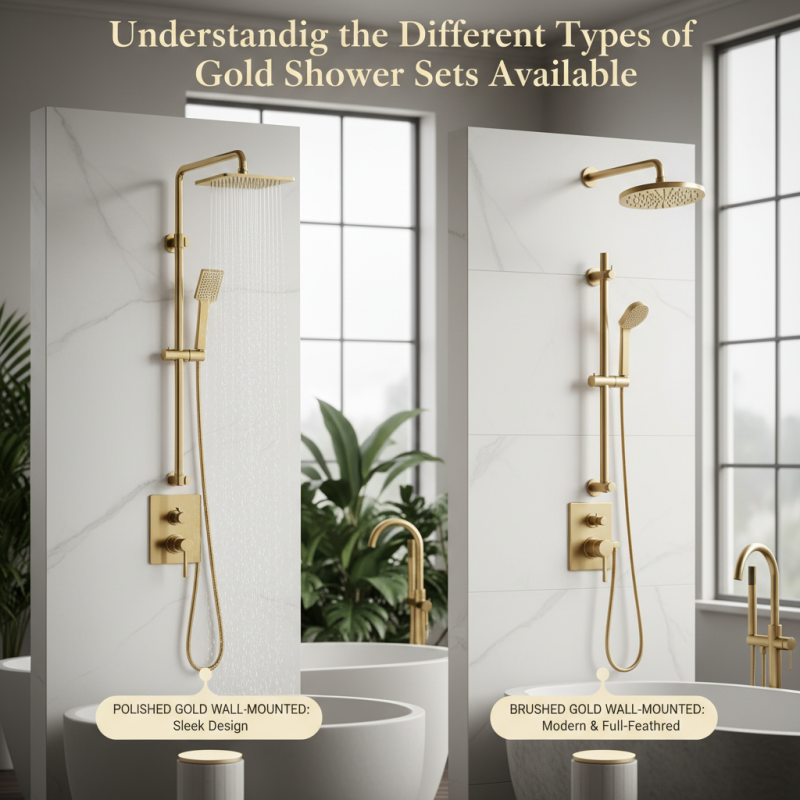 How to Choose the Best Gold Shower Set for Your Bathroom?