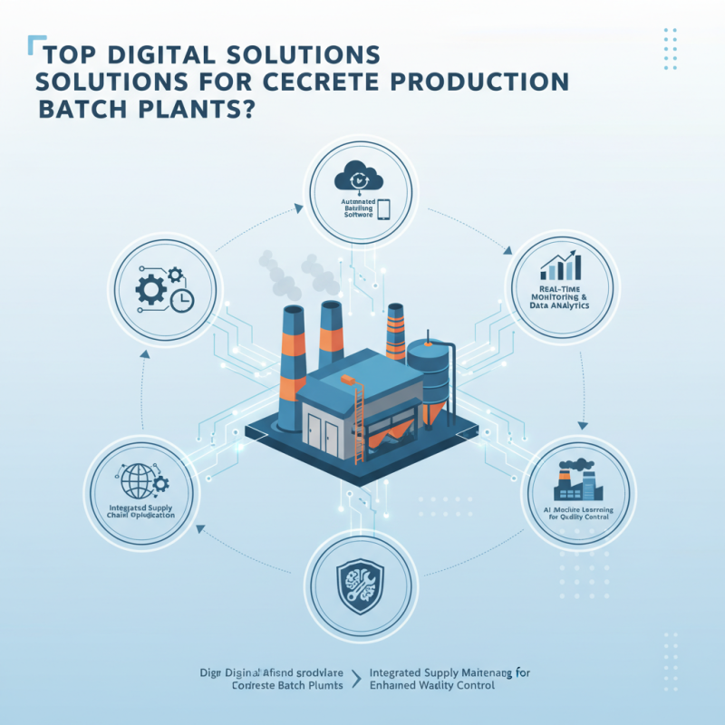 Top Digital Solutions for Concrete Production Batch Plants?
