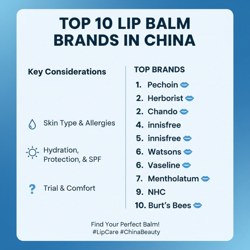 Top 10 Chapped Lips Stick Brands in China You Need to Try?
