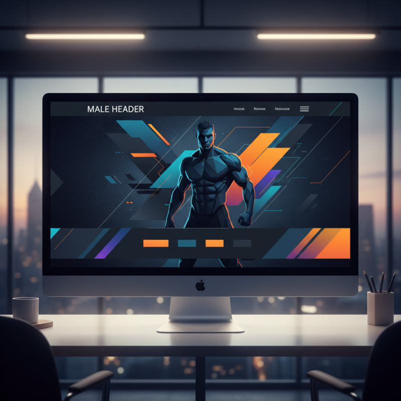 What Makes a Great Male Header for Your Website?