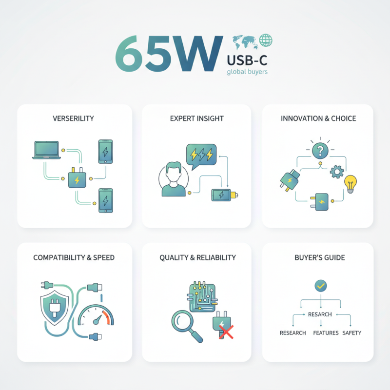 2026 Top 65w USB C Charger Options for Global Buyers?