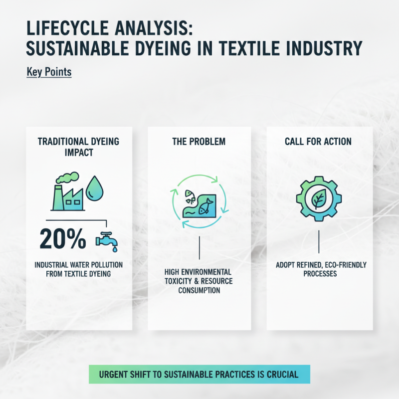 How is the dyeing textile process optimizing sustainable production?