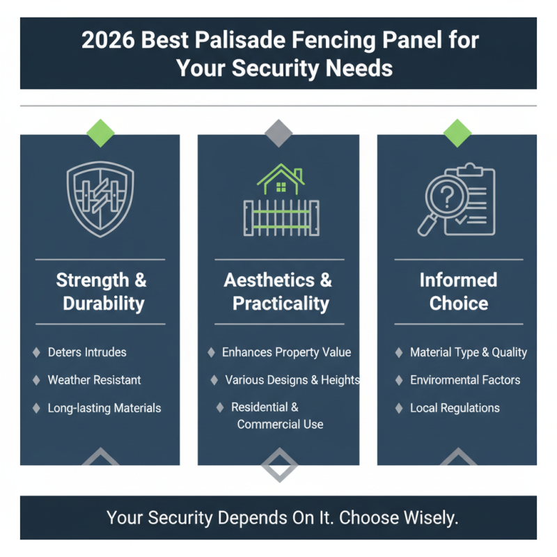 2026 Best Palisade Fencing Panel for Your Security Needs?