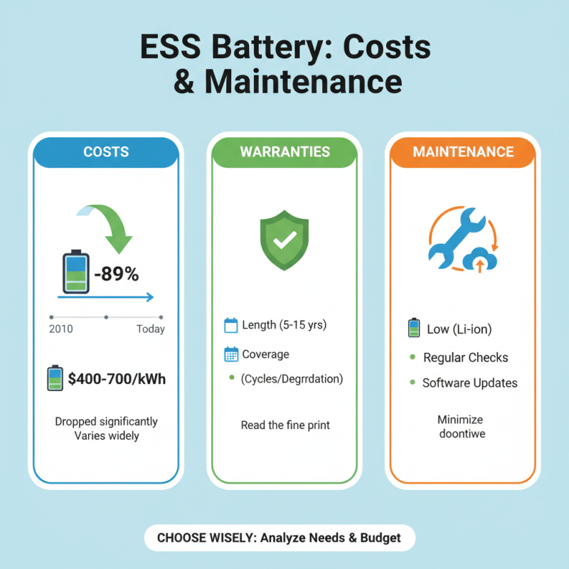 How to Choose the Best Ess Battery for Your Needs?