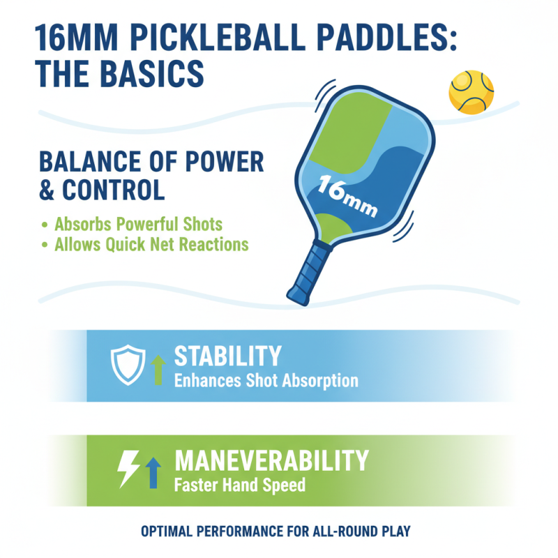 What is a 16mm Pickleball Paddle and How Does it Impact Your Game?