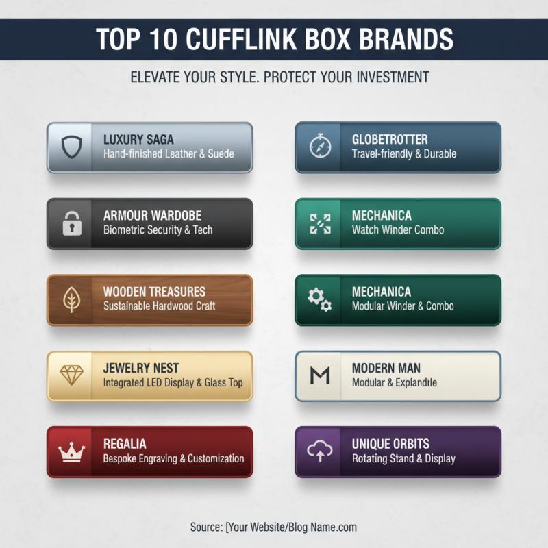 Top 10 Stylish Cufflink Boxes Every Gentleman Should Own?