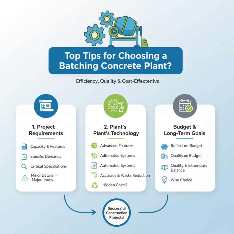 Top Tips for Choosing a Batching Concrete Plant?