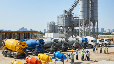 Top 10 Concrete Mixer Models for Global Buyers to Consider?