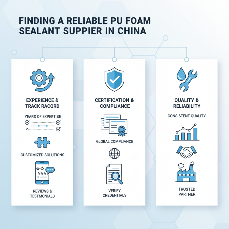 What to Look for in a Pu Foam Sealant Supplier In China?