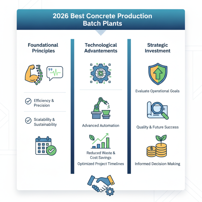 2026 Best Concrete Production Batch Plants for Your Business Needs?