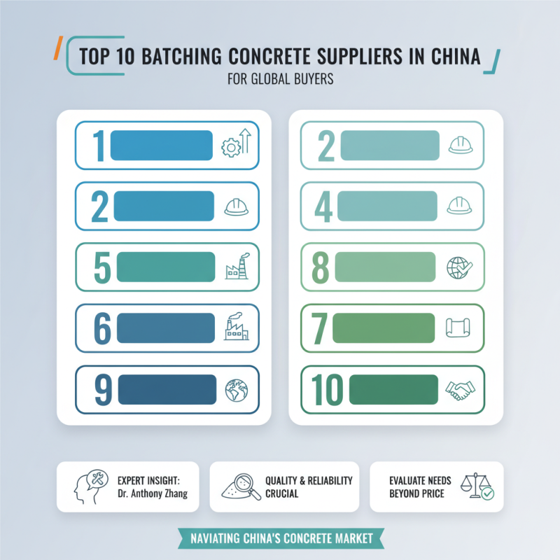 Top 10 Batching Concrete Suppliers in China for Global Buyers?