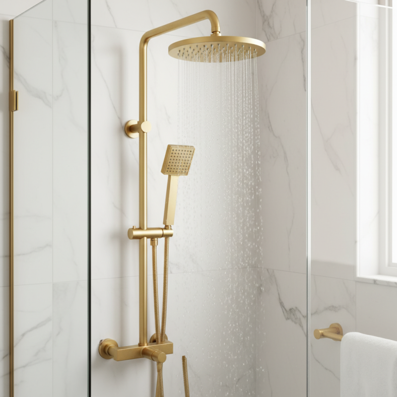How to Choose the Best Gold Shower Set for Your Bathroom?