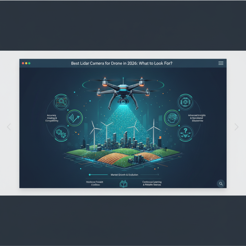 Best Lidar Camera for Drone in 2026 What to Look For?