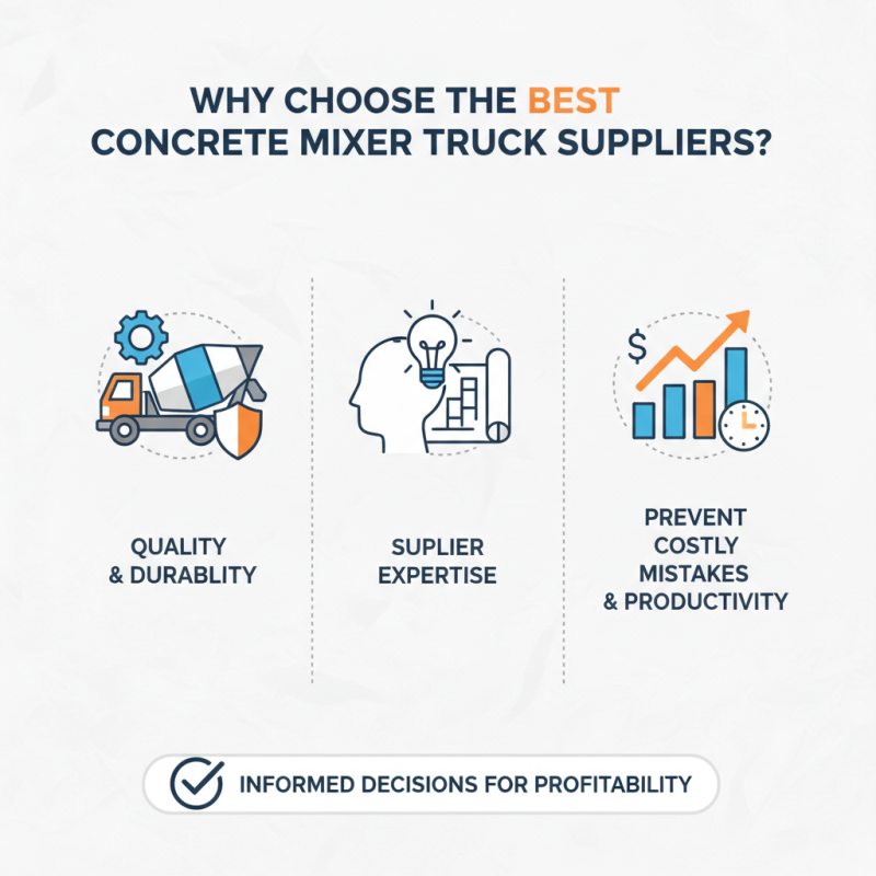 Why Choose the Best Concrete Mixer Truck Suppliers for Your Business?