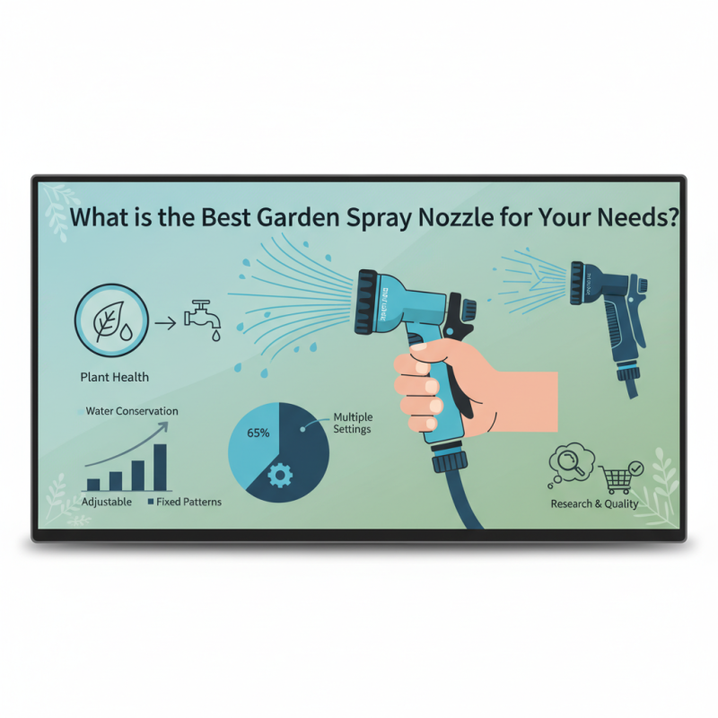 What is the Best Garden Spray Nozzle for Your Needs?