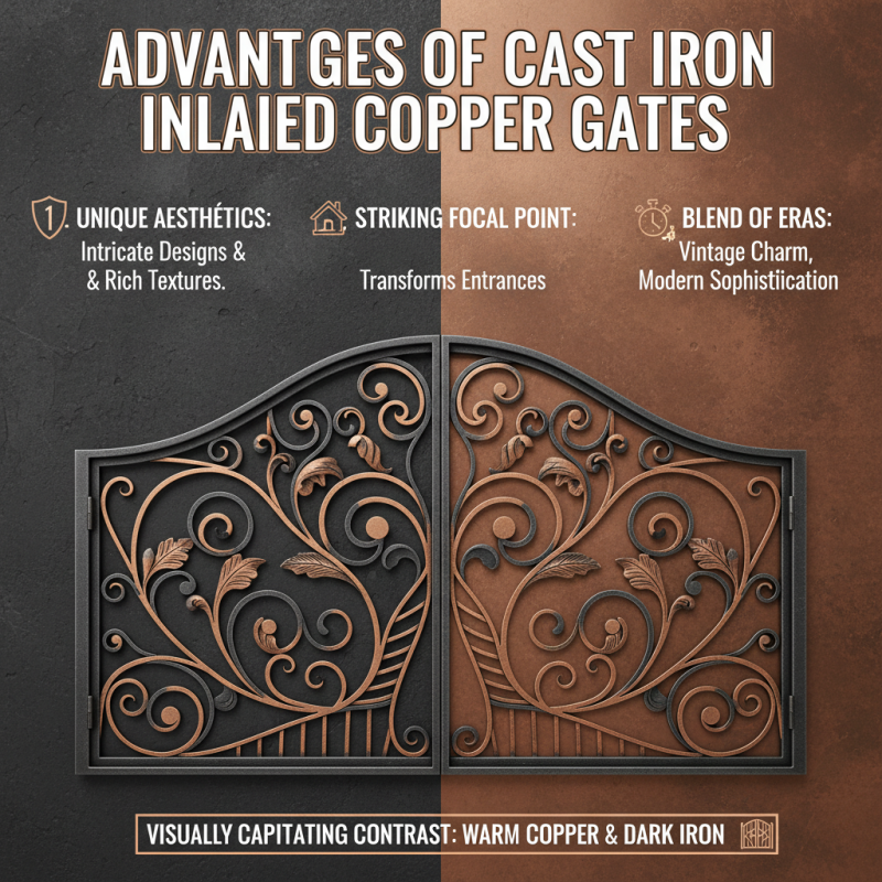 Top Benefits of Cast Iron Inlaid Copper Gate for Home Decor?