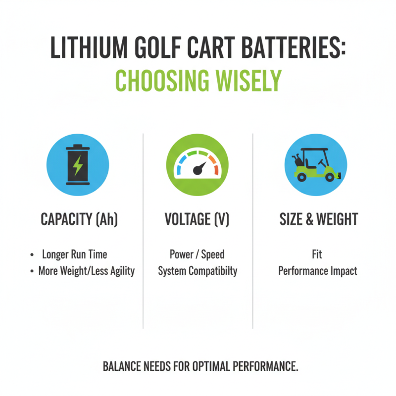 How to Choose Lithium Golf Cart Batteries for Optimal Performance?