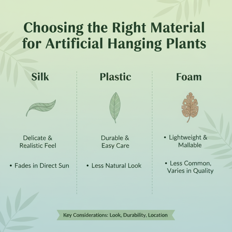 How to Choose Artificial Plants for Hanging Baskets?