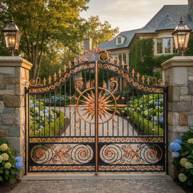 Top Benefits of Cast Iron Inlaid Copper Gate for Home Decor?