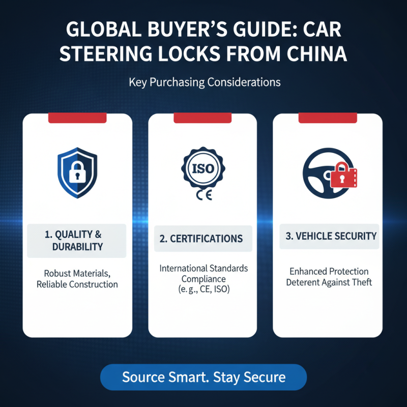 China Top 10 Car Steering Lock Suppliers for Global Buyers?