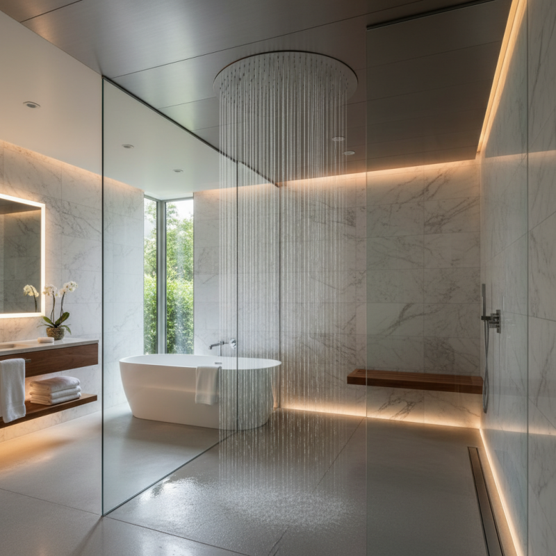 Best Over Head Shower Designs for Luxurious Bathrooms?