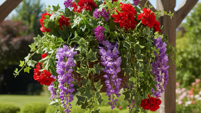 How to Choose Artificial Plants for Hanging Baskets?