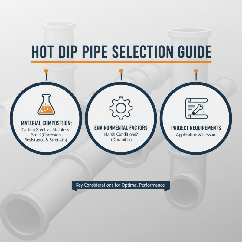 How to Choose the Best Hot Dip Pipe for Your Project?
