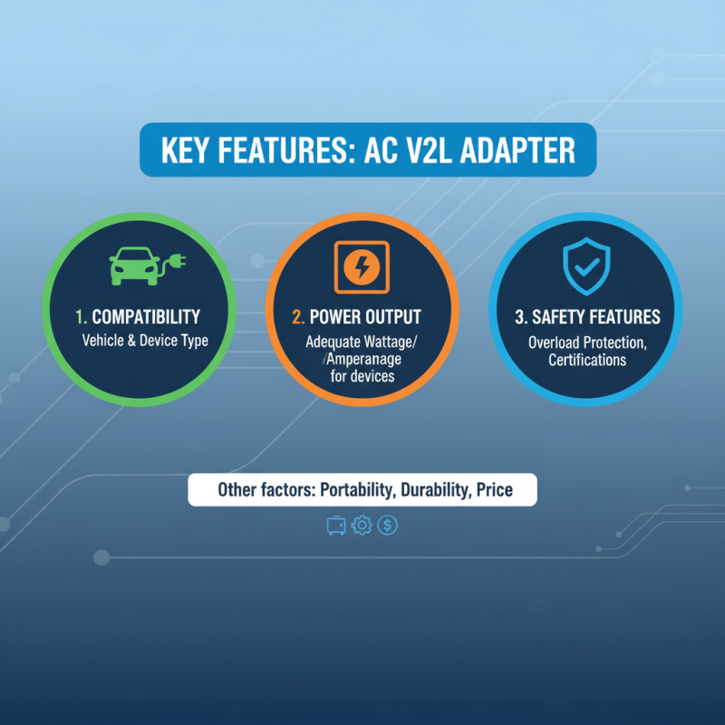 How to Choose the Right AC V2L Adapter for Your Needs?
