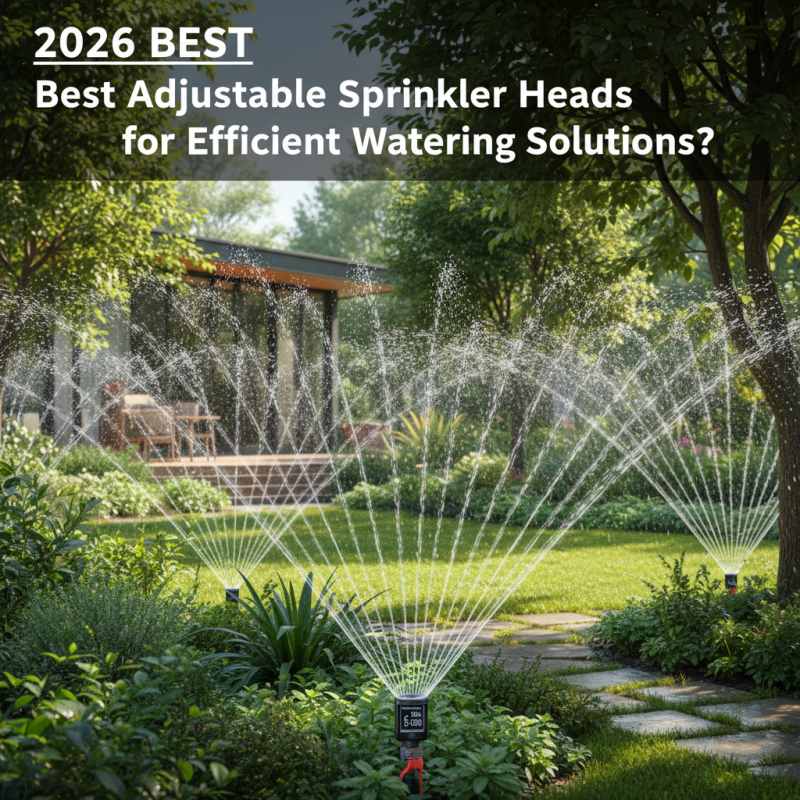 2026 Best Adjustable Sprinkler Heads for Efficient Watering Solutions?