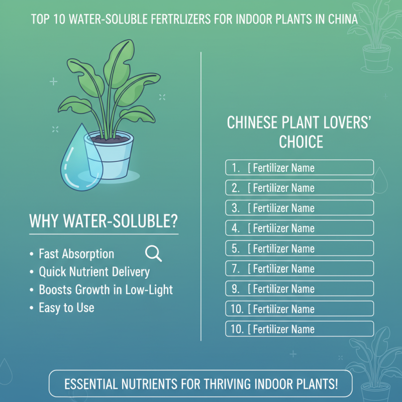 China Top 10 Water Soluble Indoor Plant Fertilizers for Buyers?