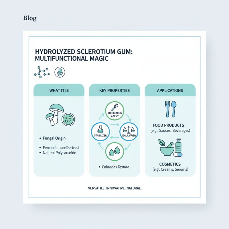2026 Best Hydrolyzed Sclerotium Gum for Global Buyers?