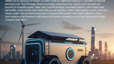 China Top Mobile Generator Innovations Leading the Market Today?