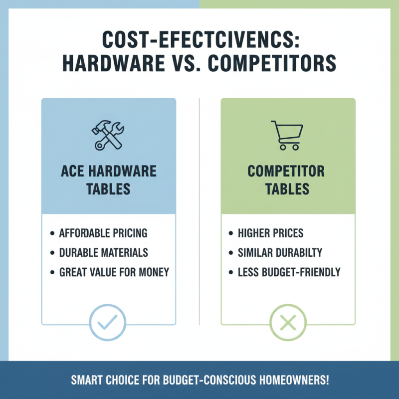 Why Choose Ace Hardware Table for Your Outdoor Living Space?