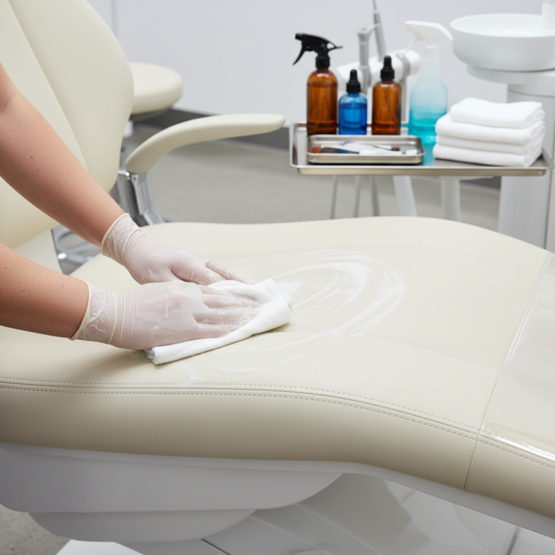How to Effectively Clean Leather Upholstery on Dental Chairs?