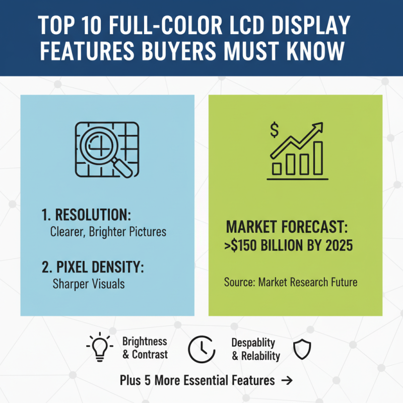 Top 10 Full Color LCD Display Features Buyers Must Know