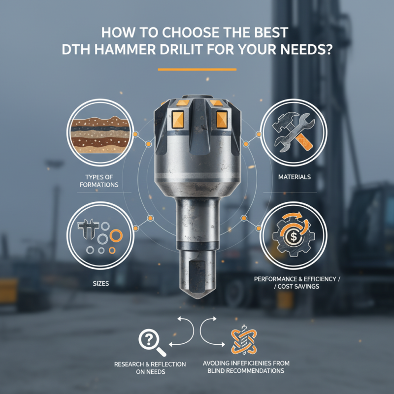 How to Choose the Best DTH Hammer Drill Bit for Your Needs?