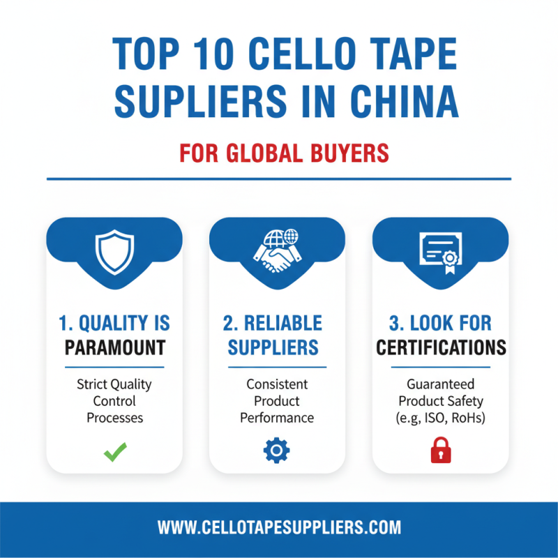 Top 10 Cello Tape Suppliers in China for Global Buyers?