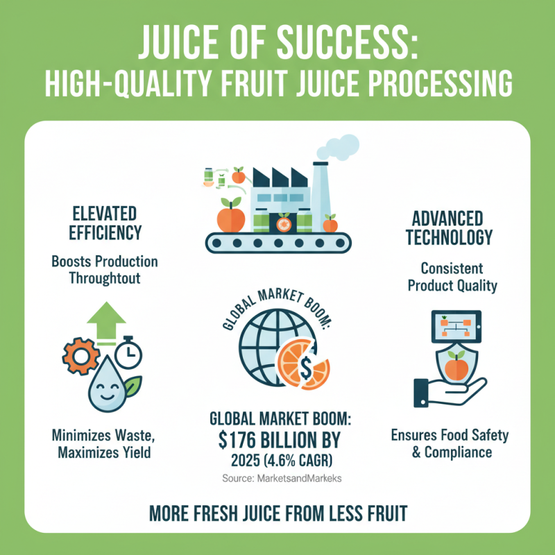 Why Choose the Best Fruit Juice Processing Equipment for Your Business?