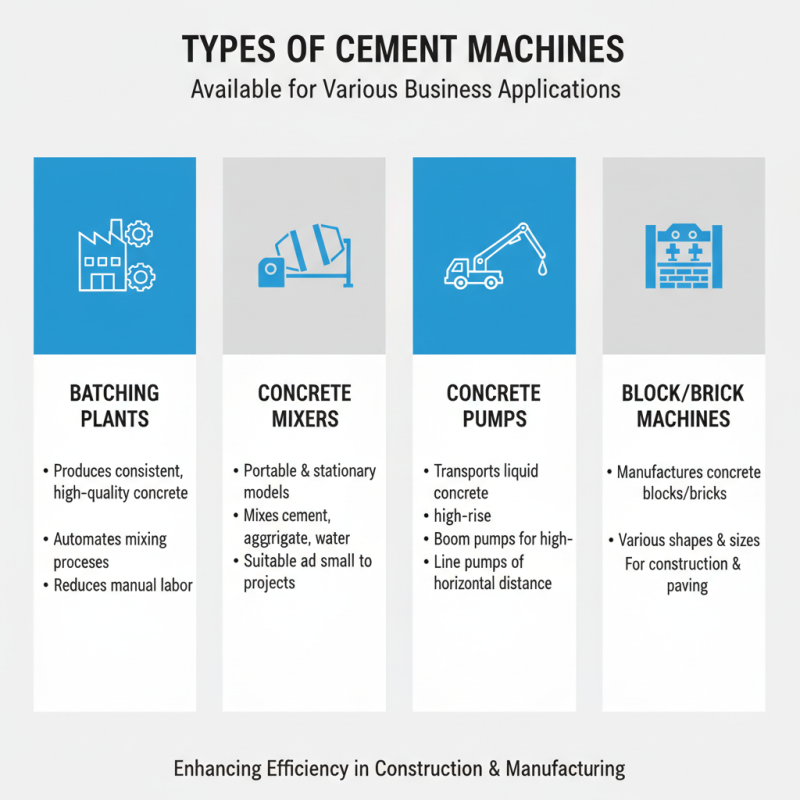 Why Invest in a Cement Machine for Your Business Needs?