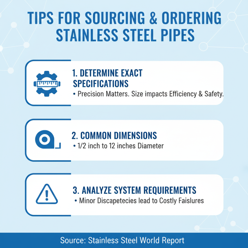 How to Choose the Right Stainless Steel Pipe Sizes for Your Needs?