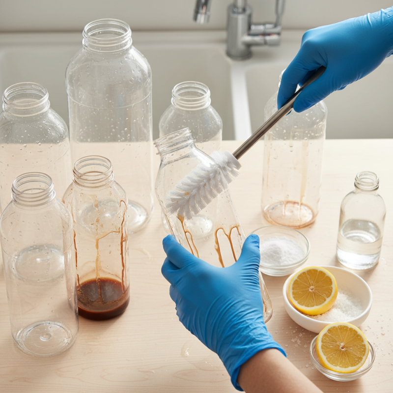 How to Remove Stains from Plastic Bottles Effectively?