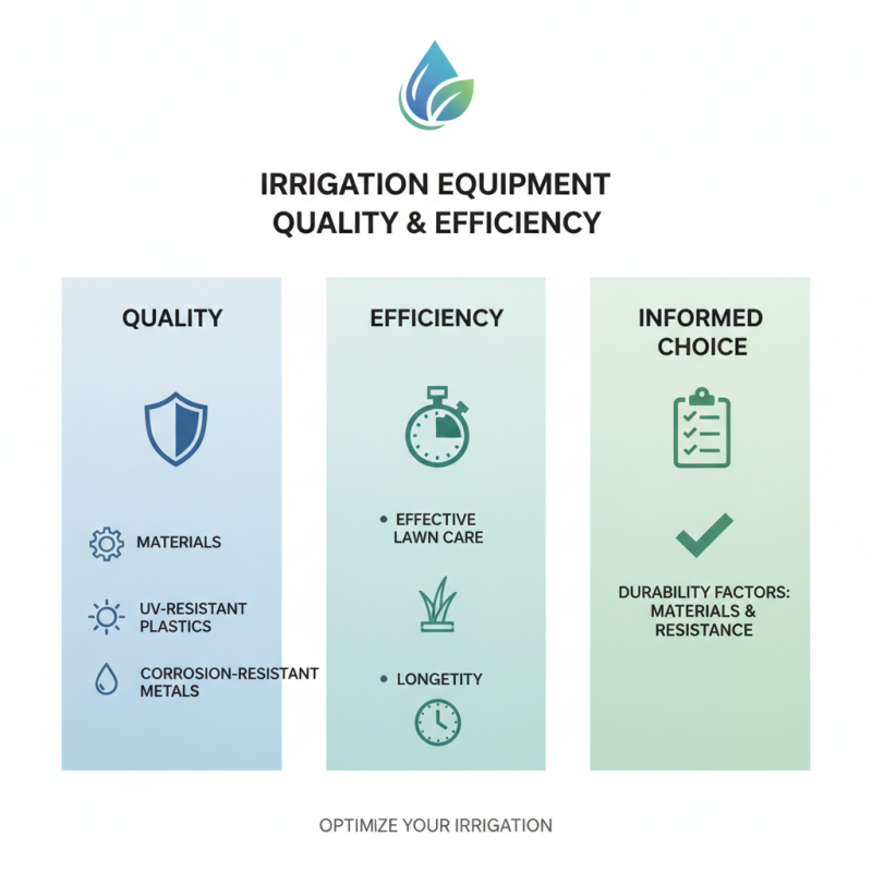 How to Choose the Best Lawn Irrigation Equipment for Your Needs?